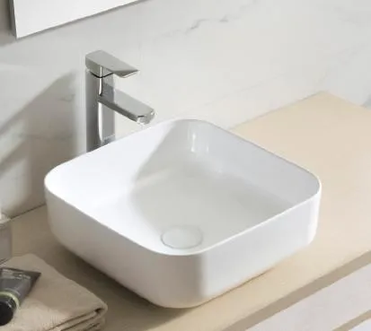 Modern Hot Sale White Ceramic Round Bathroom Art Basin