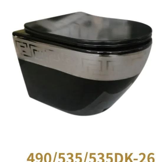 Wall Mounted Toilet Bathroom Ceramic Wall Hung Toilet with Seat Cover