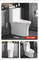 Chaozhou Sanitary Ware Factory One Piece White Color Toilet