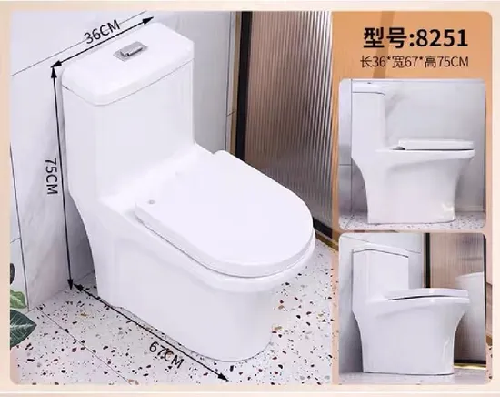 Hot Selling Water Saving Sanitary Ware Seat Bathroom One Piece Ceramic Toilet