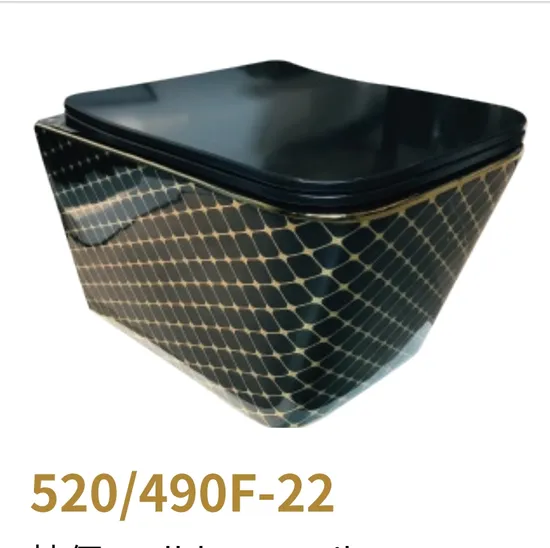 Water Closet Wall Hung Ceramic Rimless Wall-Hung Wc Toilet Set
