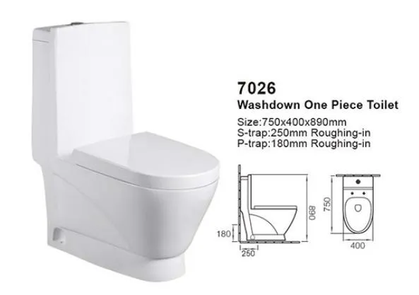 Cheap Sanitary Ware Suite Bathroom Wc One Piece Toilet Bowl Ceramic Toilet