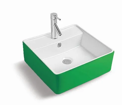 Wc Bathroom The Latest Design Ceramic Multi-Color Sanitaryware Sink Art Basin