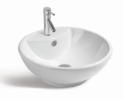 Single Basin Round Household Ceramic Art Basin
