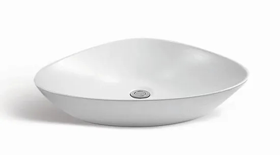 White Art Basin Counter Top New Art Basin for Sales