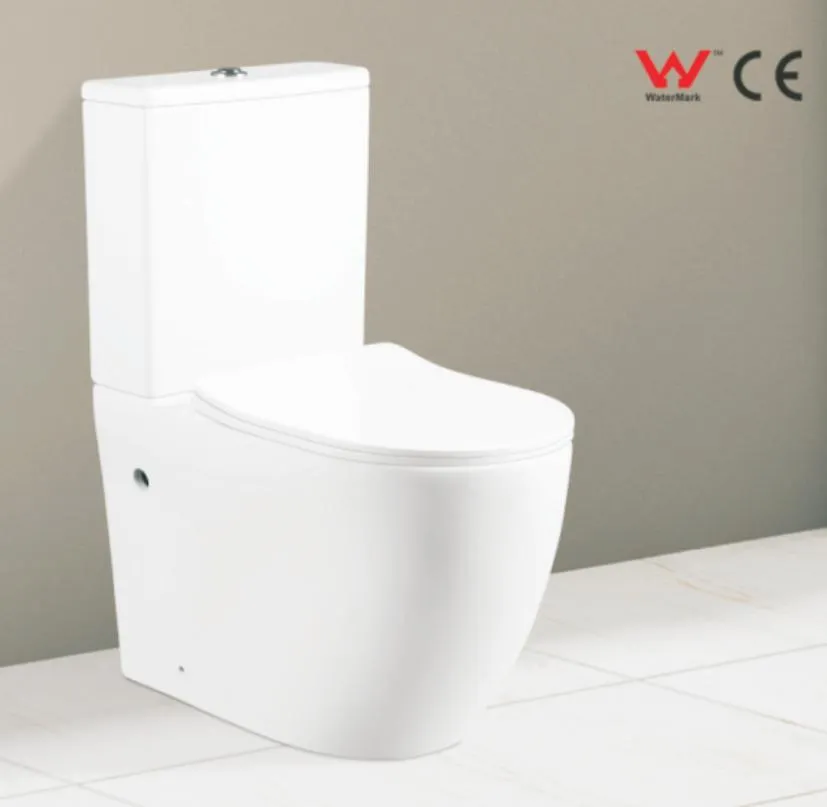 China Wholesale 2 Piece Toilet Matte Grey Ceramic Wc Flushing Toilet