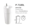 Oval Pillar Pedestal Acrylic Resin Stone Solid Surface Round Washbasin