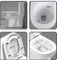 White Pulse Tankless One Piece Toilet Water Closet