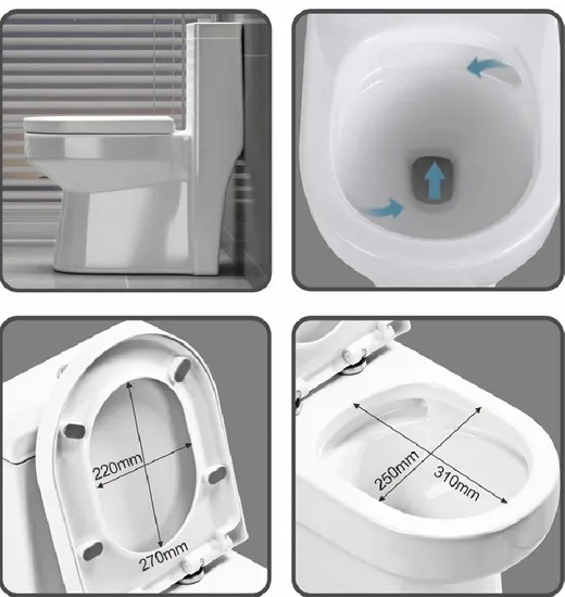 White Pulse Tankless One Piece Toilet Water Closet