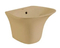 Pedestal Modern Ceramic Sink Floor Standing Bathroom Ceramic Wash Basin