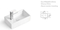Small Solid Surface Resin Stone Sink Bathroom Vanity Wash Basin