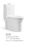 Ceramic Compound S-Trap 300/400mm 4D Super Flush Siphonic One-Piece Toilet for Sale
