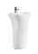 Bathroom Ceramic Freestanding Sink Sanitary Ware Supplier Wholesale Stone Pedestal Basin