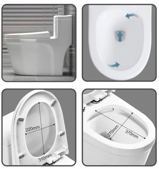 Africa Nigeria Hot Sales One Piece Toilet