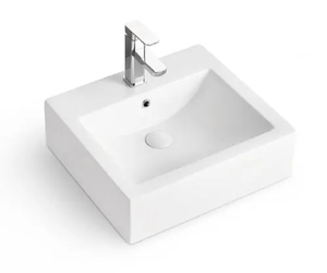 Sanitary Ware Sink Countertop Rectangular Washbasin Ceramic Lavabo Sink