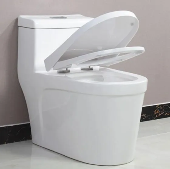 Sanitary Ware Bathroom Ceramic Wc One Piece Toilet Bowl Tornado Flush