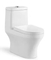 Big Size Water Saving One Piece Toilet with Slow Down Seat Cover