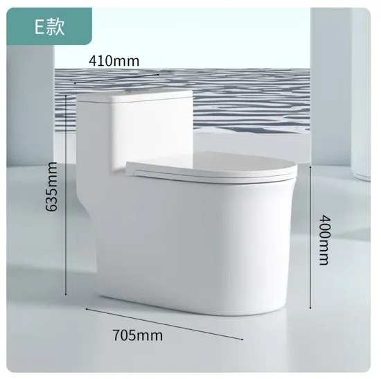 Sanitary Ware Mounted Bowl Rimless Matt White Ceramic Toilet Water Closet