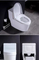 New Design One Piece Round Toilet Floor Mounted Wc Short Design Toilet