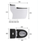Economical Hotel Bathroom Sanitary Ware Wc Siphonic One-Piece Water Closet