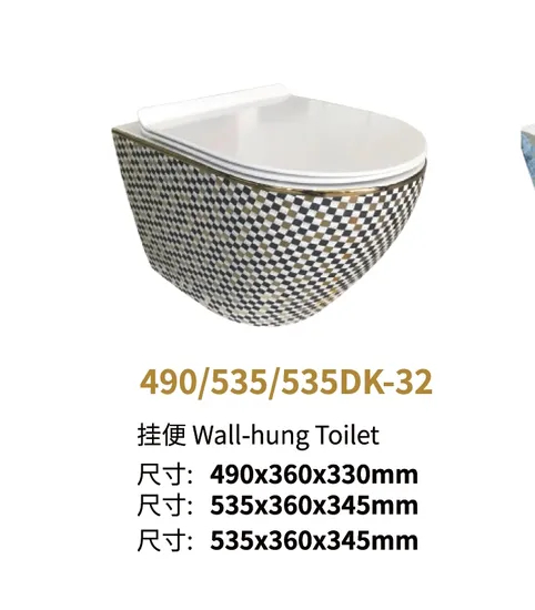 Manufacture Factory Modern Wall Hunging Toilet