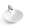 Bathroom Sinks Solid Surface Stone White Color Sanitary Wares Vanity Wash Basin