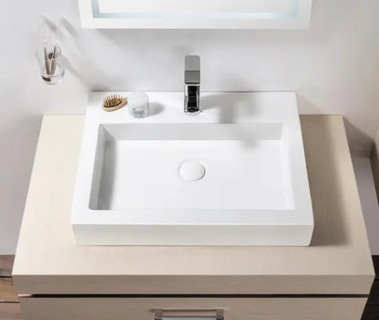 New Design Square Ceramic Bathroom Wash Hand Basin Art Basin