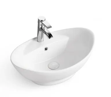 Small Siz Popular Design Sanitaryware Ceramic Wall-Hung Bathroom Art Basin