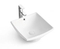 New Arrival Apron Front Double Bowl Ceramic White Porcelain Sink Bathroom Basin