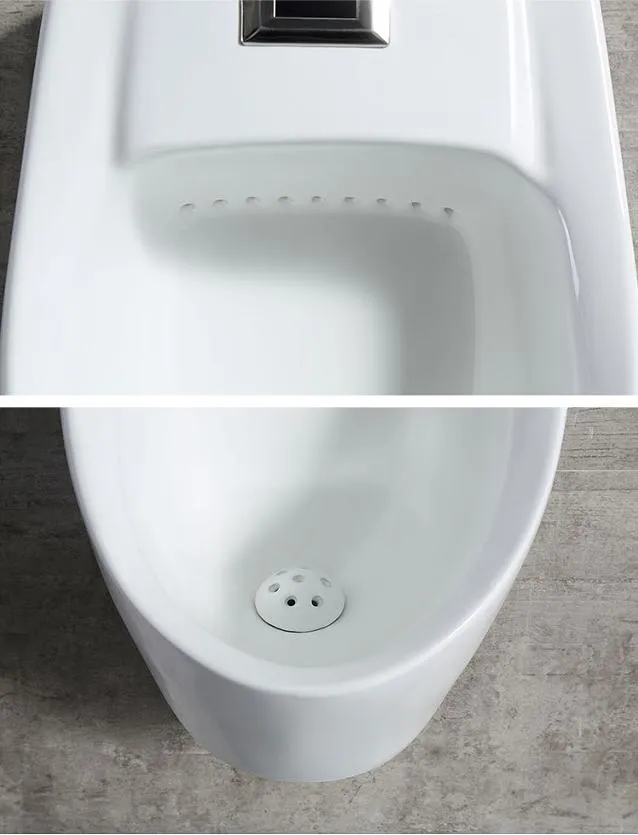High Quality Gravity Cleaning Bathroom White Ceramic Wall Hung Men Urinal