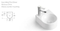 Chaozhou Factory Manual bathroom Sink Set Art Basin