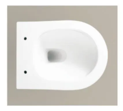 Custom Marble Wall Hung Toilet Bowl Ceramic Wc Toilet with Concealed Cistern