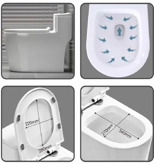 Africa Nigeria Hot Sales One Piece Toilet