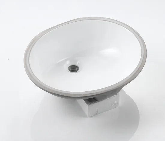Compliant Ceramic Handicapped Lavatory Bathroom Cloakroom White Rectangle Under Mount Sink