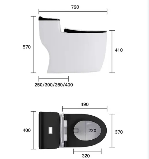 Sanitary Ware Ceramic Middle East One Piece Toilet Bowl