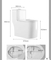Popular Style Floor Mounted Bathroom Dual Flush Siphonic One Piece Toilet