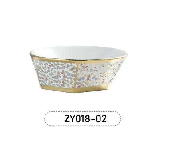 Counter Top Sink Cheap Bathroom Sanitary Ware Sliver Gold Ceramic Basin