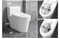 Toilet Bathroom Ceramic One-Piece Toilet