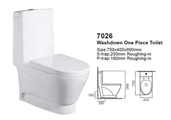 Cheap Sanitary Ware Suite Bathroom Wc One Piece Toilet Bowl Ceramic Toilet