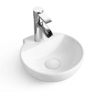 Modern Hot Sale White Ceramic Round Bathroom Art Basin