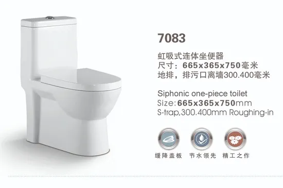 Modern Wc Sanitary Tornado Dual Flush One Piece Ceramic Bathroom Toilet