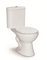 Two Piece Toilet Ceramic Square Shape Toilet Small Size Wc