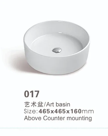 Manufactory Round Bathroom Vanity Basin Fashionable Luxury Art Basin