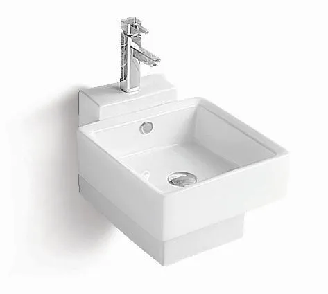 Top Rectangle Washbasin Ceramic Hand Electroplating Art Basin