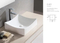 Bathroom Accessories Popular Above Counter Mounting White Art Basin