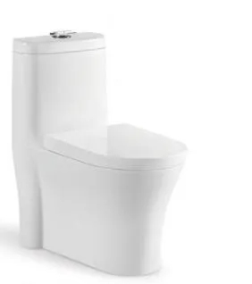 Factory Washing Down Floor Mounted Durable Luxury One Piece Full Glazed Toilet