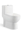 One Piece Ceramic Golden Toilet Bathroom Commode Siphonic Toilet