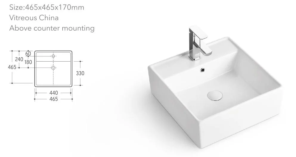 Modern Style Sanitary Ware Bathroom Vanity Wash Hand Lavaboceramic Vessel Art Basin