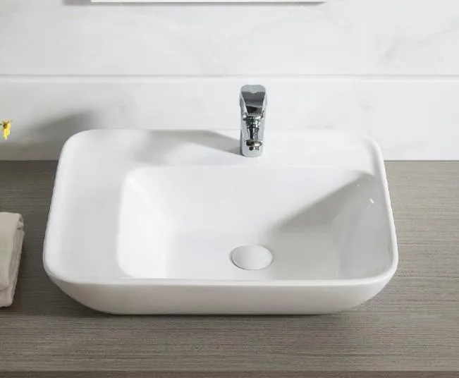 Chaozhou Ceramic Half Round Face Basin Bathroom Sanitary Ware Art Basin