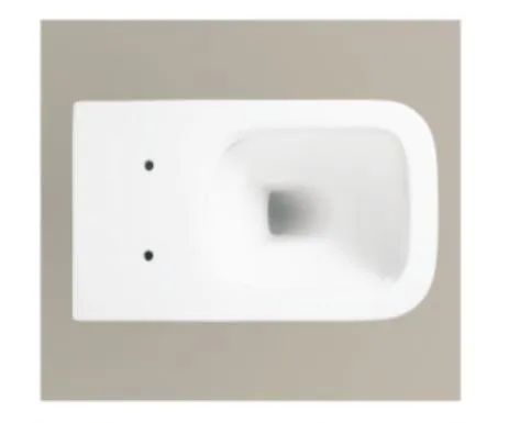 Bathroom Toilet Wall Hung Ceramic One Piece Dual Flush Sanitary Ware